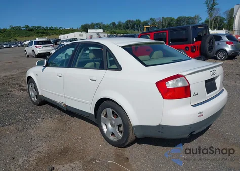 2003 Audi A4 1.8T from USA, damaged, VIN WAULC68E83A313543